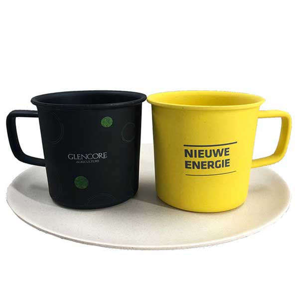European style coffee cup mug Factory bamboo fiber cup