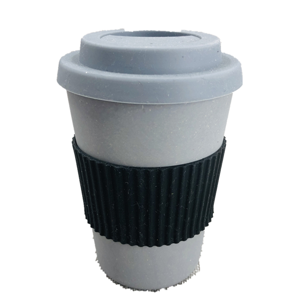 10oz bamboo fiber travel coffee mug cup for drinking