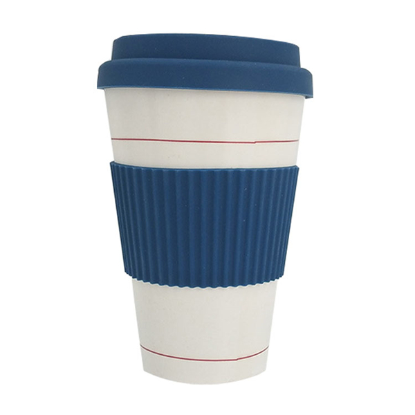 Food grade biodegradable reusable travel bamboo fiber coffee cup