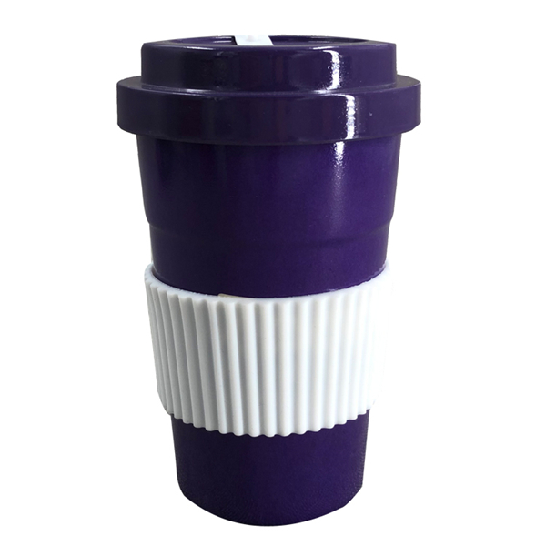 Eco-friendly food grade biodegradable reusable travel bamboo fiber coffee cup