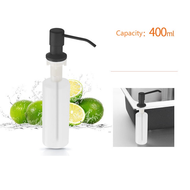 304 stainless steel sink hotel kitchen bottle hand sanitizer manual foam soap dispenser