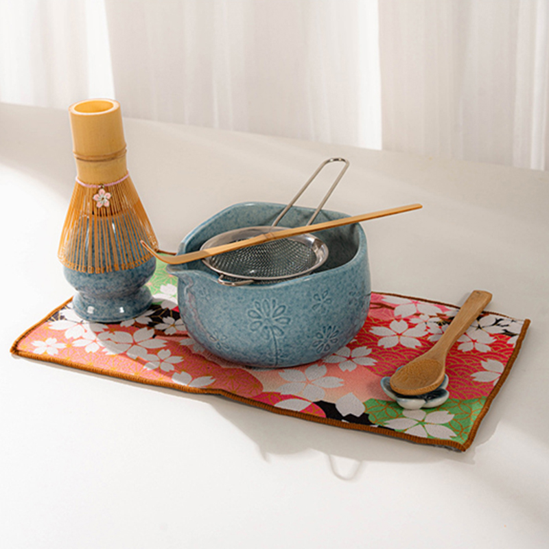 Professional Custom Matcha Tool Set Ceramic Matcha Bowl Set Kitchen Matcha Brewing Set